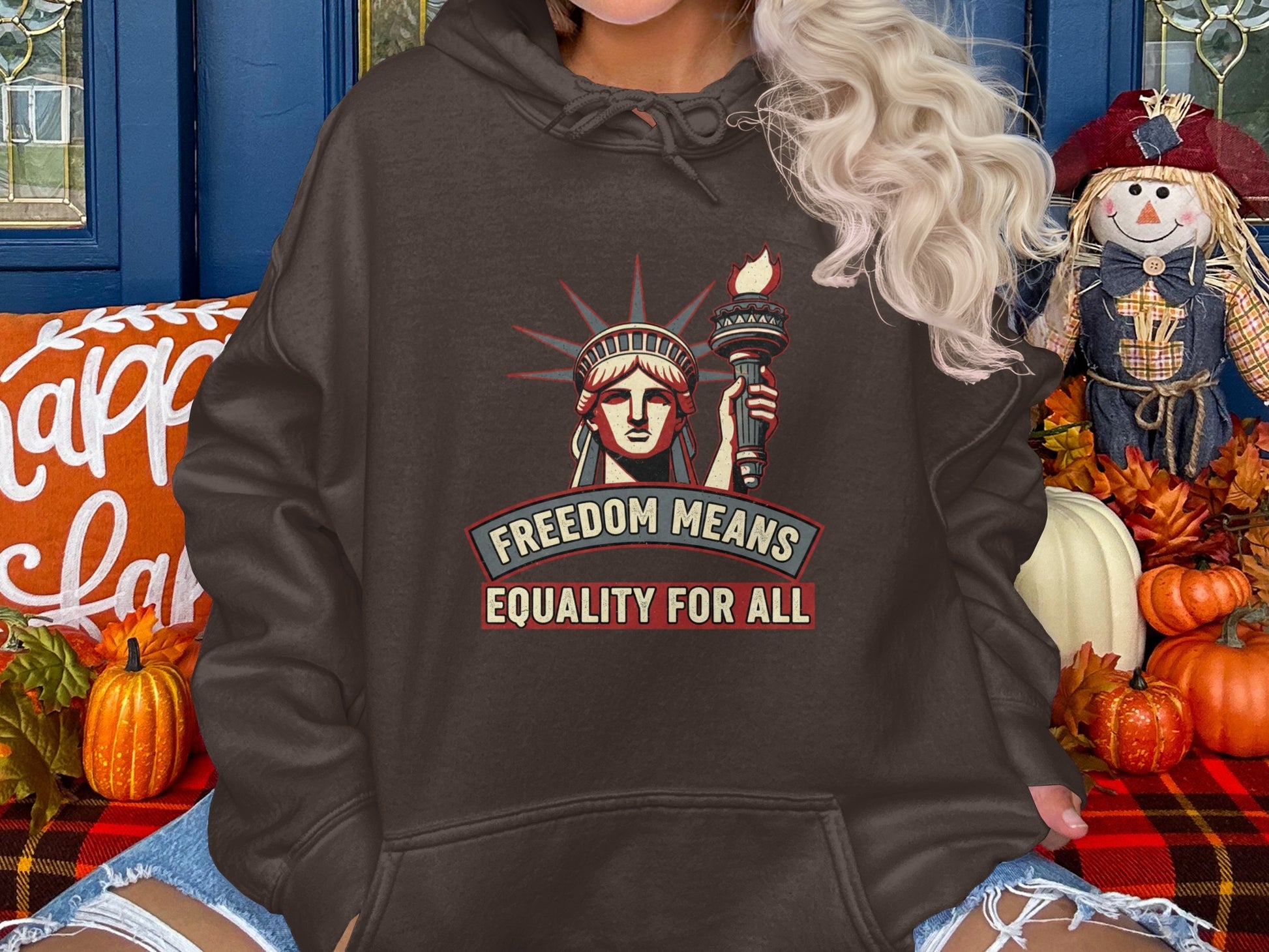 Freedom Means Equality For All Graphic Hoodie Product
