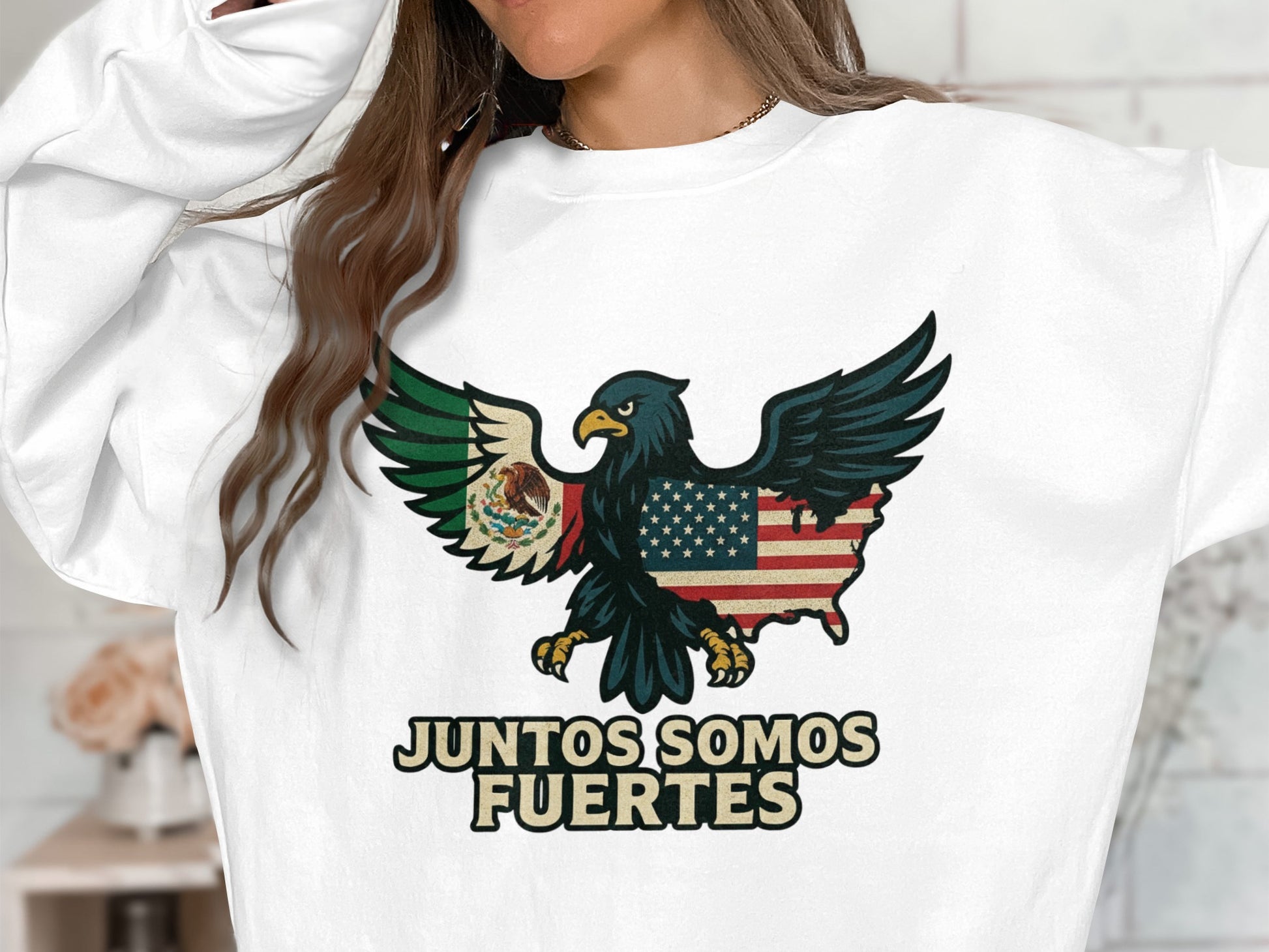 Juntos Somos Fuertes Bold Eagle Statement Product