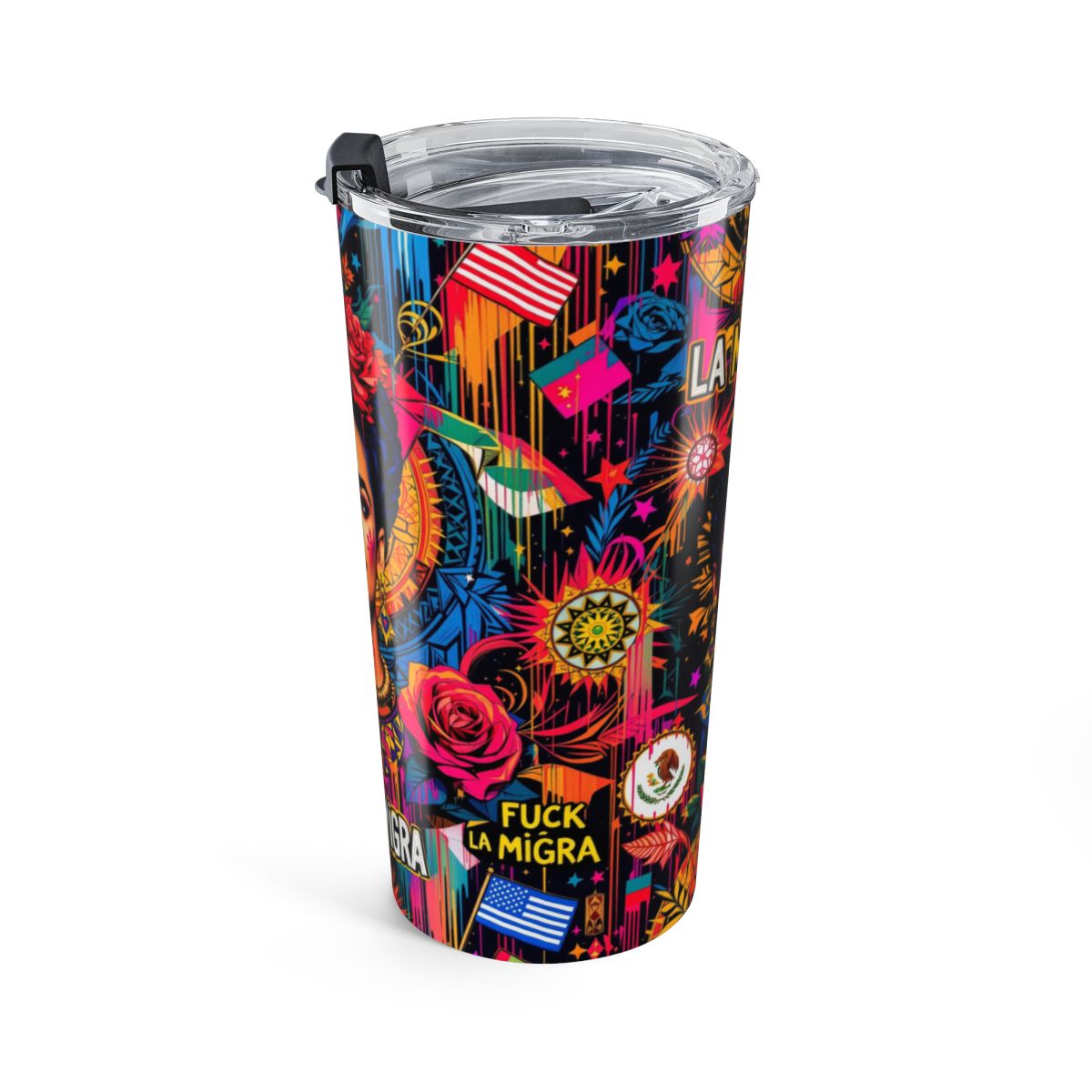 Colorful Vibrant Tumbler with Unique Graphic Design