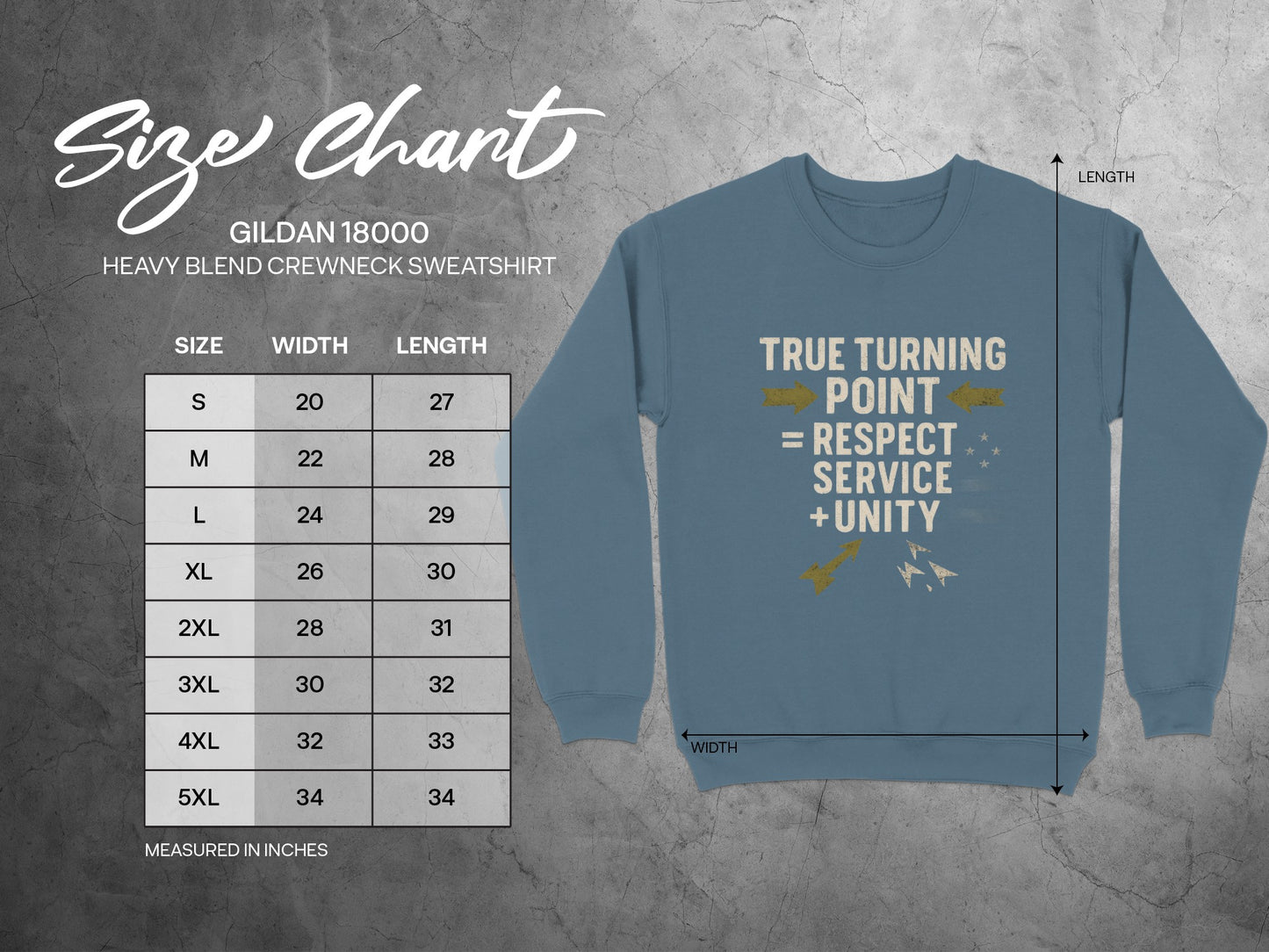 True Turning Point Respect Unity Crewneck Sweatshirt product