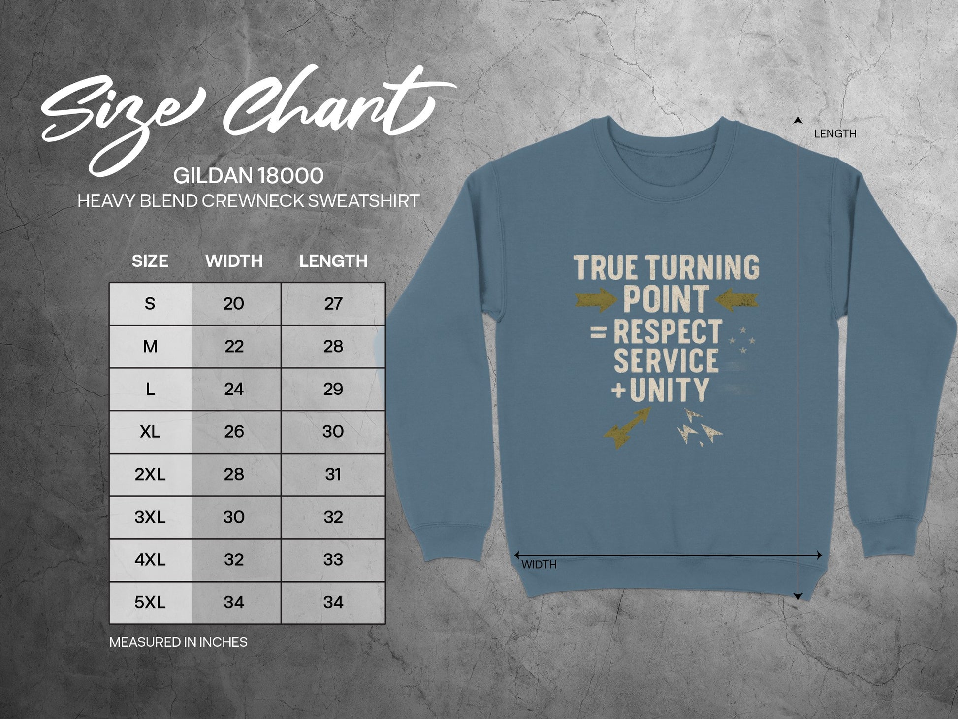 True Turning Point Respect Unity Crewneck Sweatshirt product