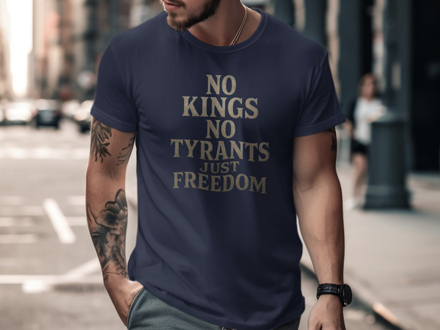 No Kings No Tyrants Just Freedom T-shirt