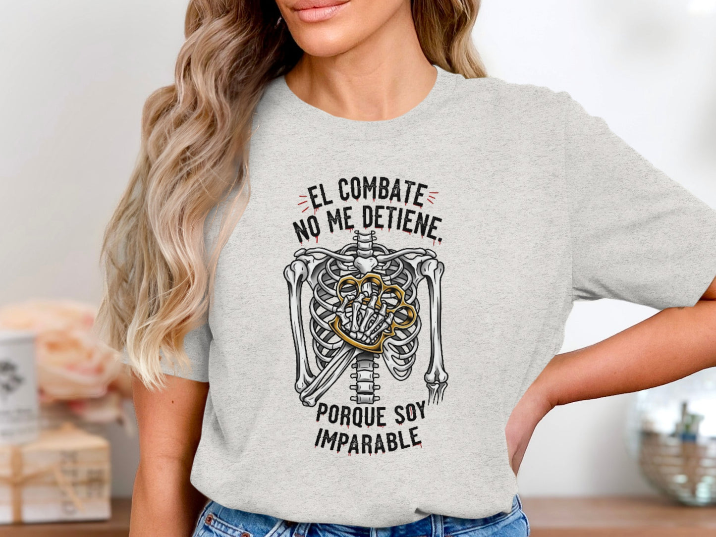 El combate no me detiene soy imparable graphic product