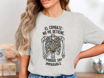 El combate no me detiene soy imparable graphic product