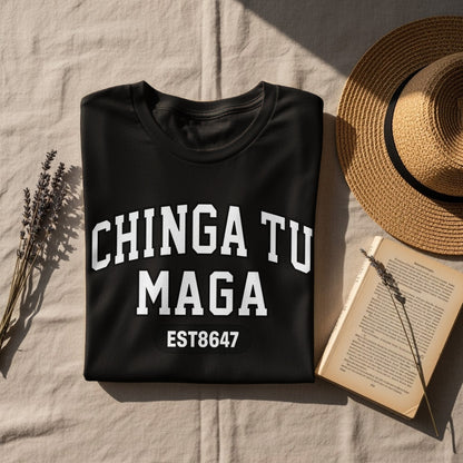 Stylish CHINGA TU MAGA EST8647 graphic top product