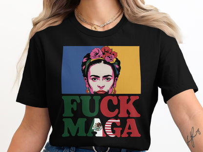 Bold Statement Fuck MAGA Design T Shirt product