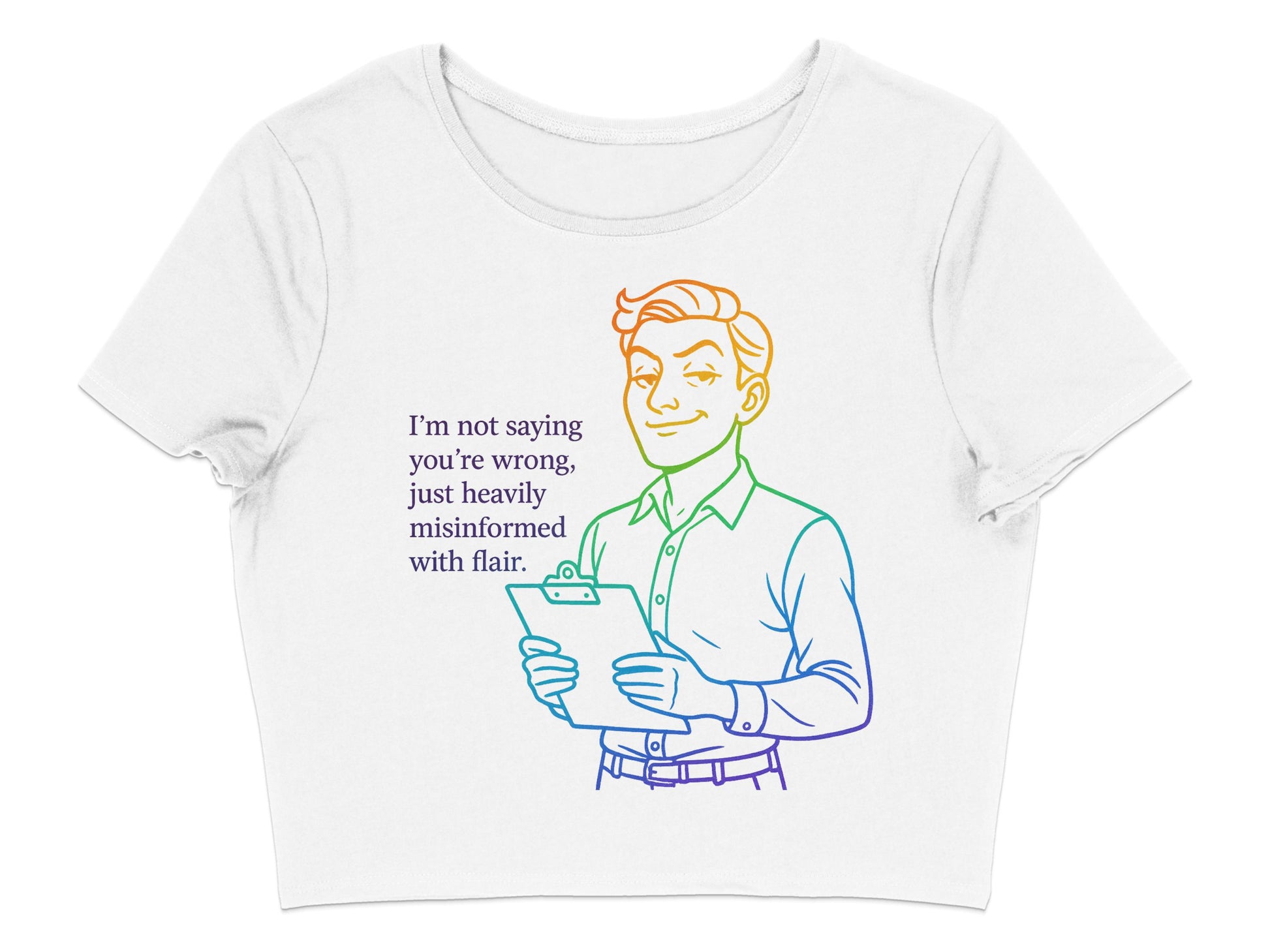 Heavily Misinformed with Flair Humorous Shirt product