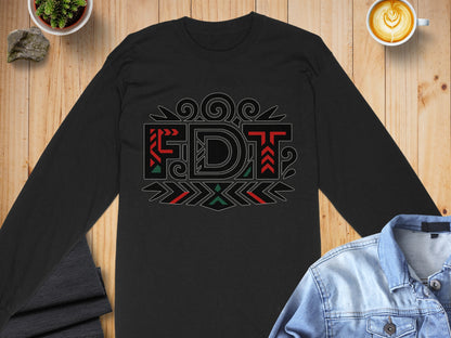FDT Vibrant Patterns Long Sleeve Shirt Design