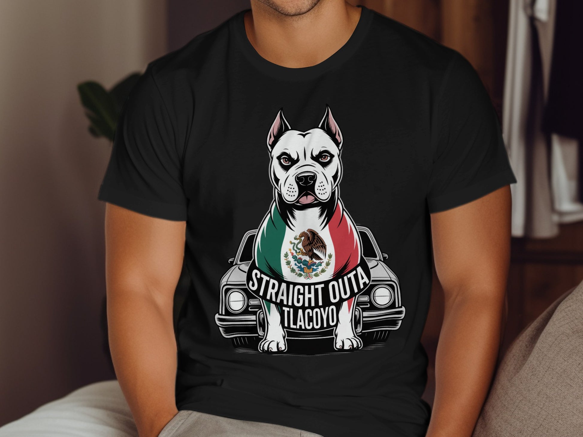Straight Outta Tlacoyo With a Dog Graphic product type