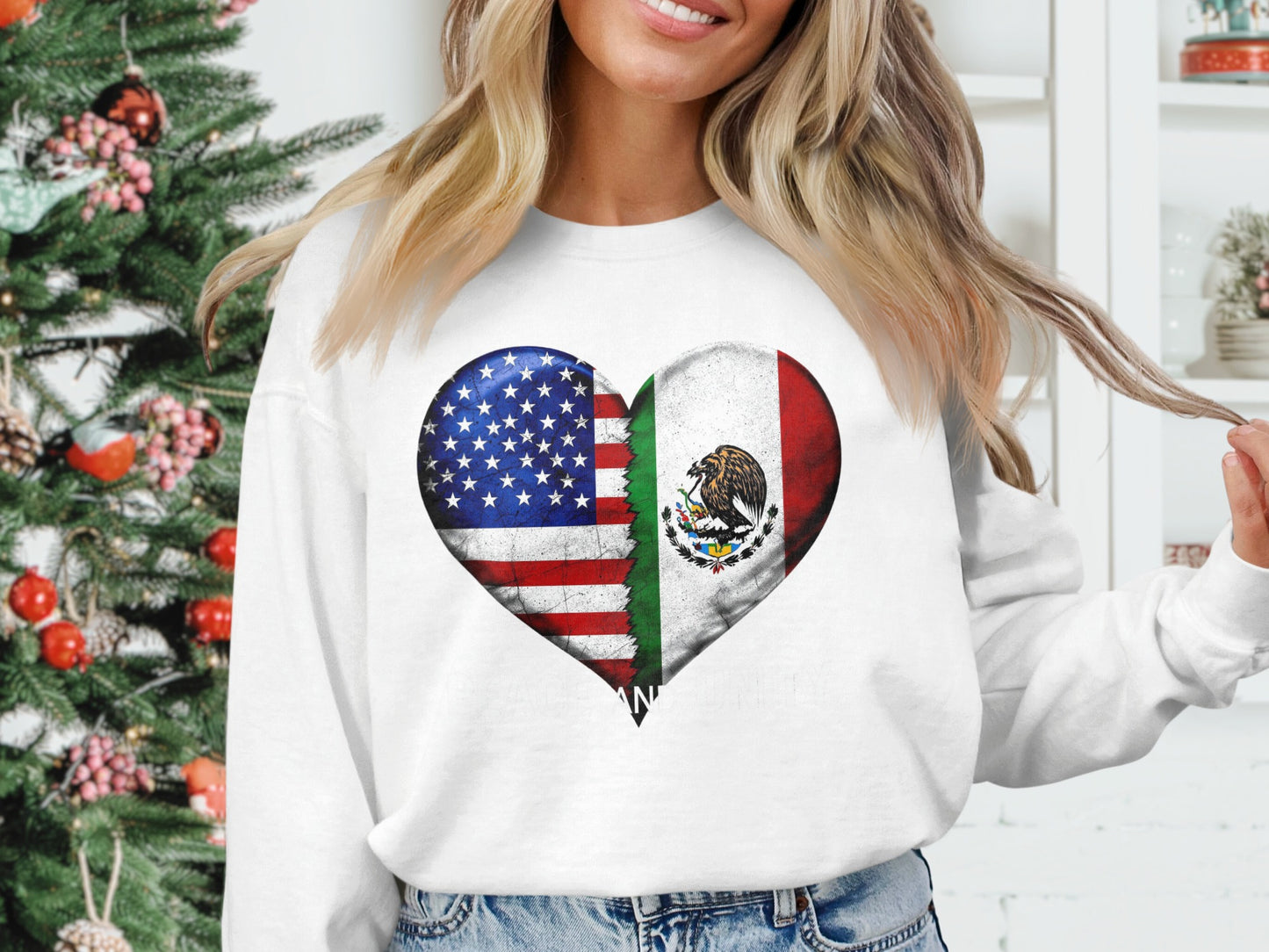 International Heart Flag Love Cozy Sweatshirt product