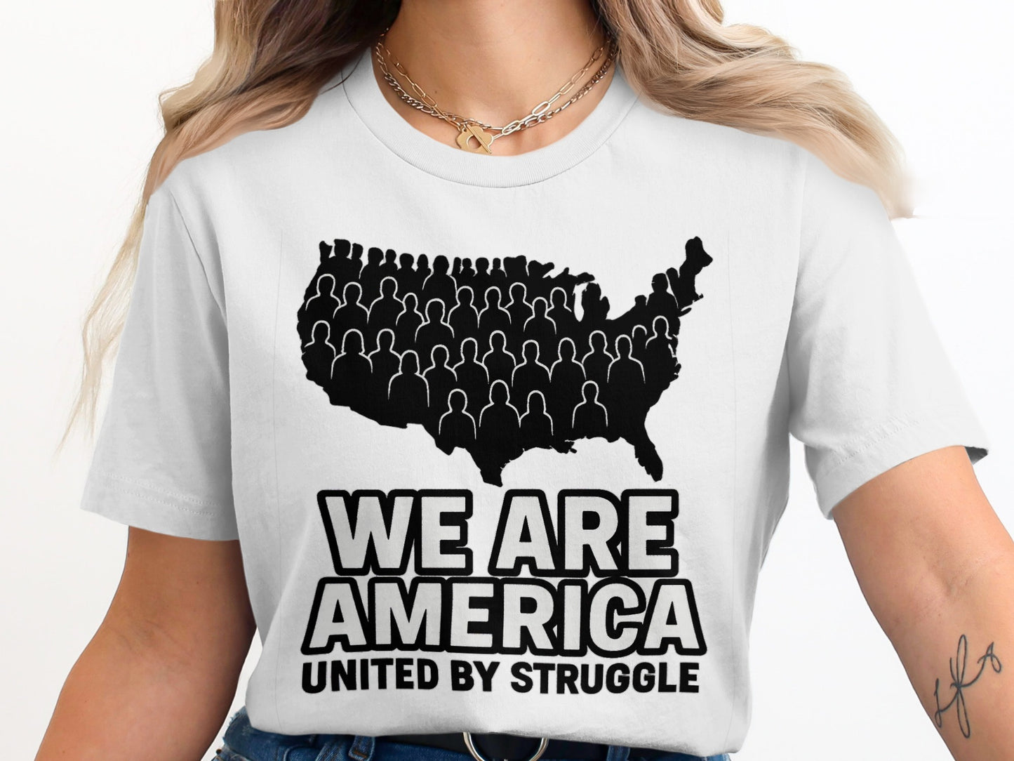 We Are America United by Struggle T-shirt product type