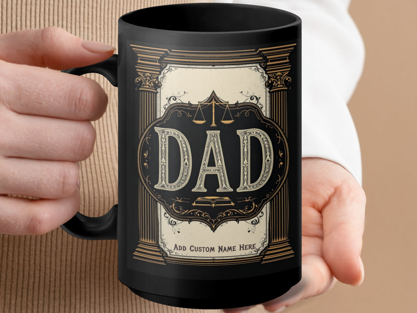 Classic Customizable Dad Mug Perfect for Gifting product