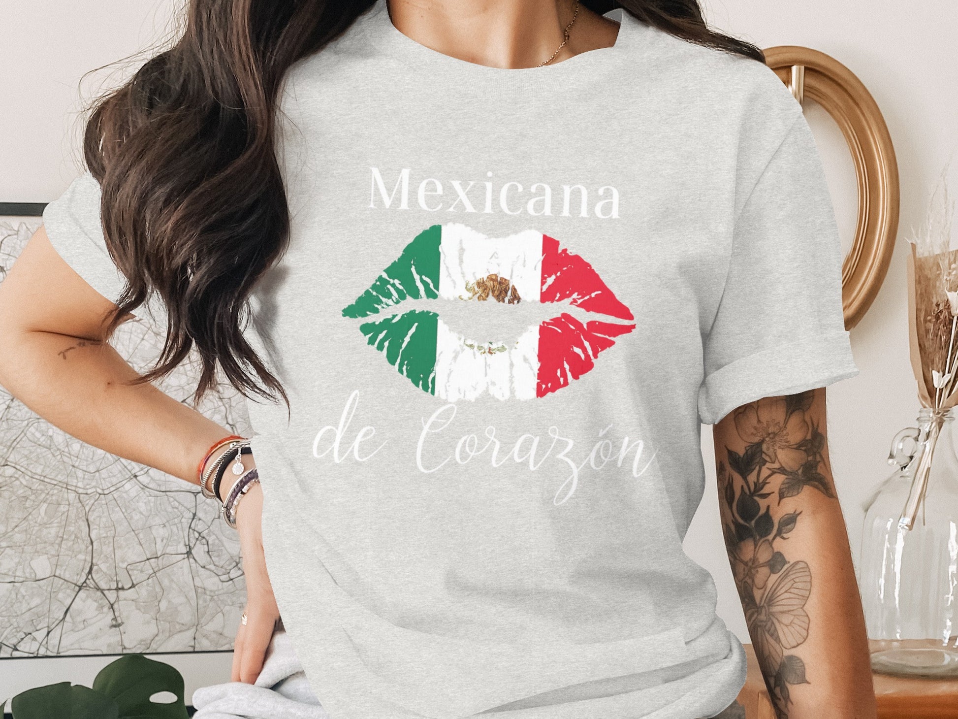 Mexican Lips Graphic T Shirt Design Women Casual product type