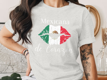 Mexican Lips Graphic T Shirt Design Women Casual product type