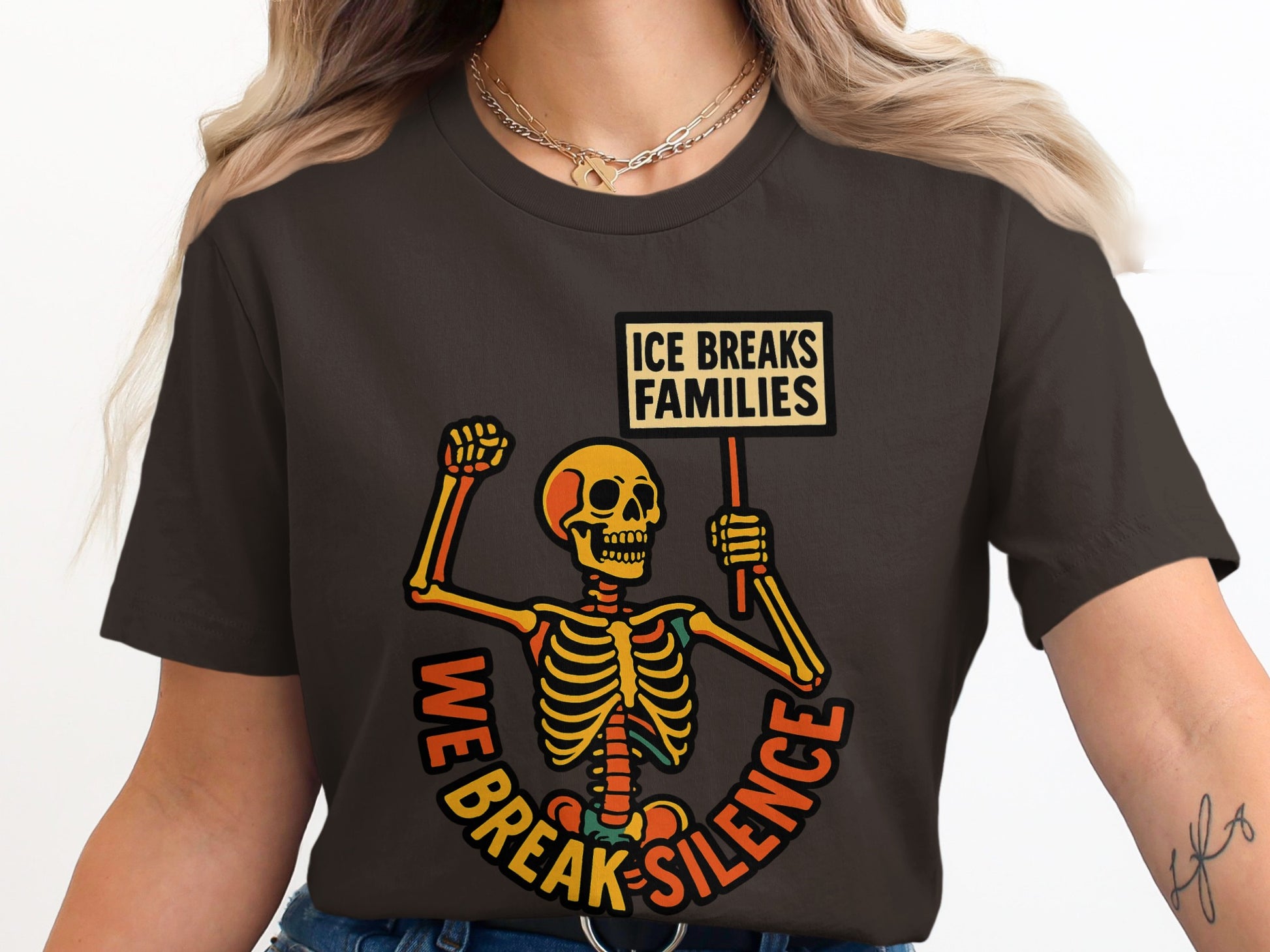 Ice Breaks Families We Break Silence T-Shirt product