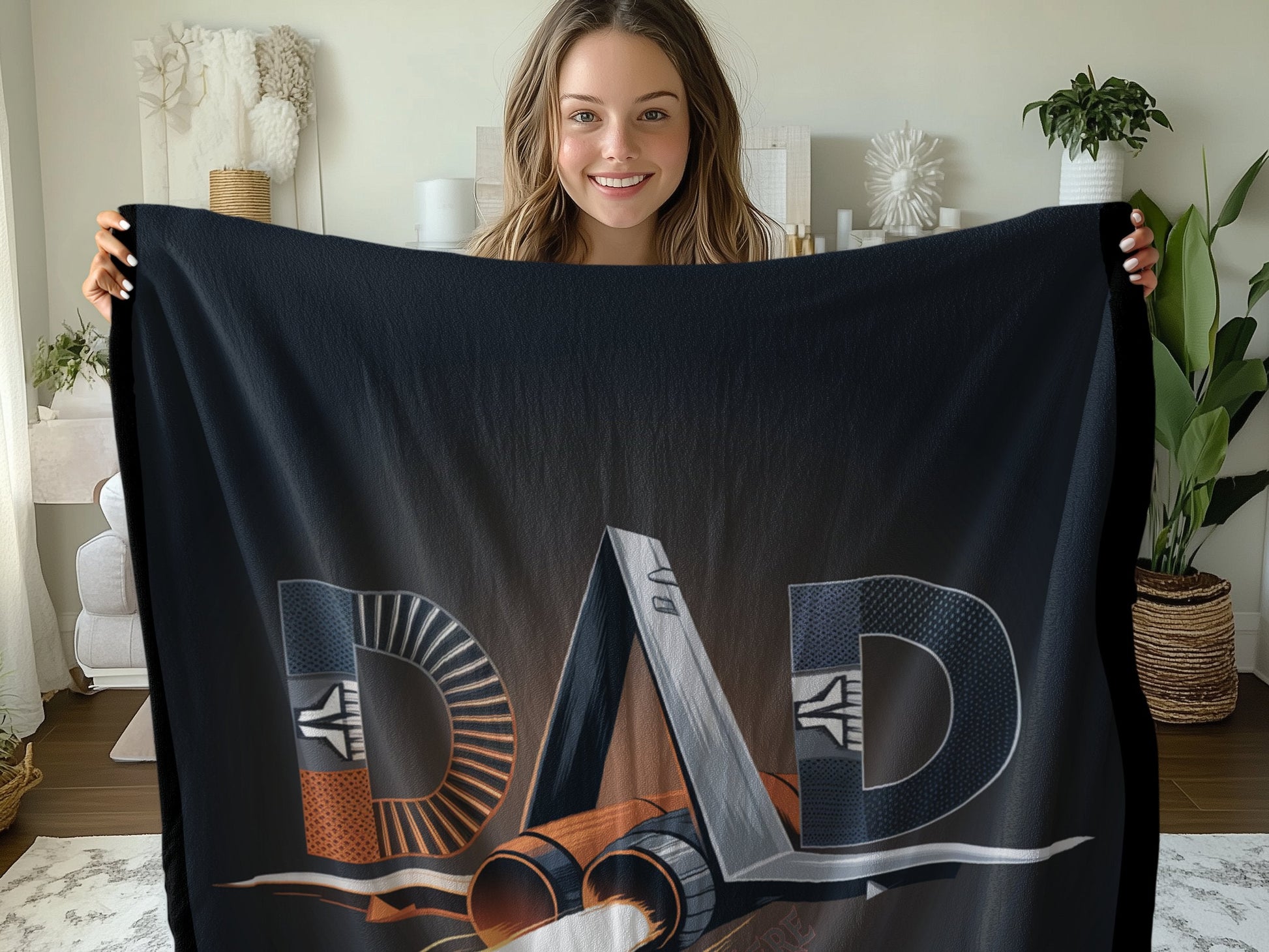 Cozy Dad Themed Aviation Blanket product