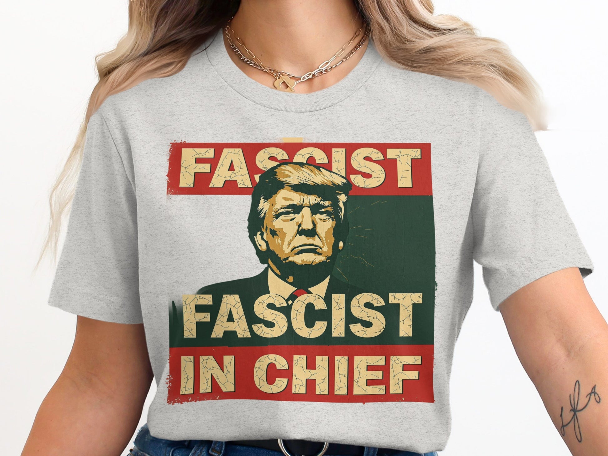 Fascist In Chief Graphic Statement T-shirt Product
