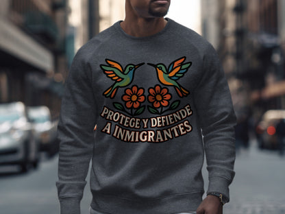 Protege y Defiende a Inmigrantes Statement Sweater product