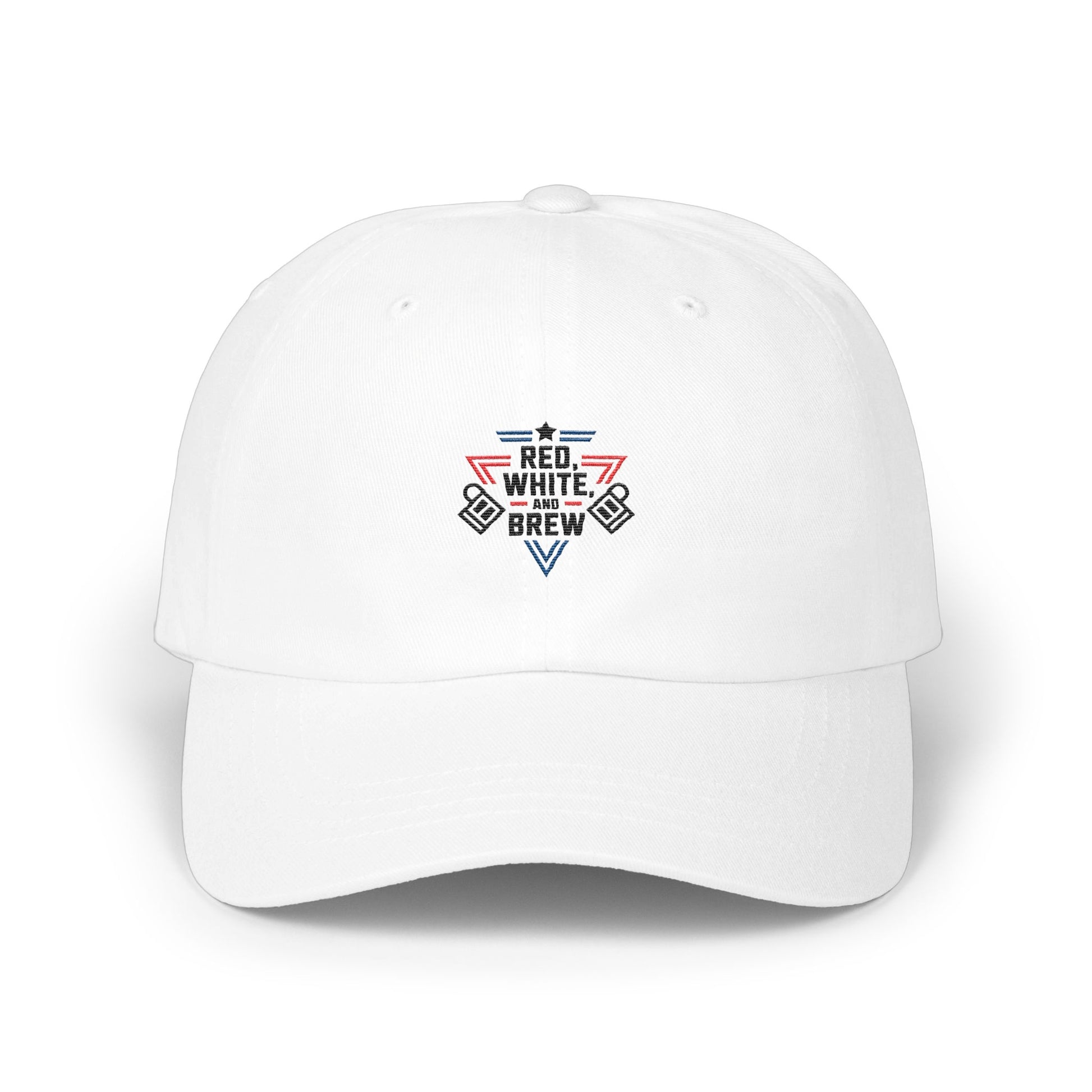 Red White and Brew Design Embroidered Hat product type