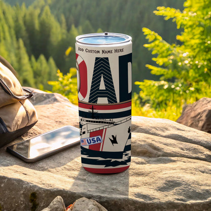 Personalized Dad USA Design Outdoor Tumbler product