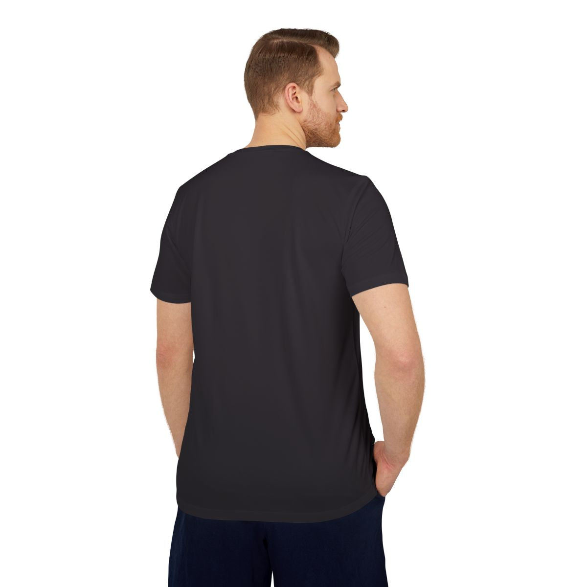 Stylish Casual Men's Solid Black Short Sleeve product