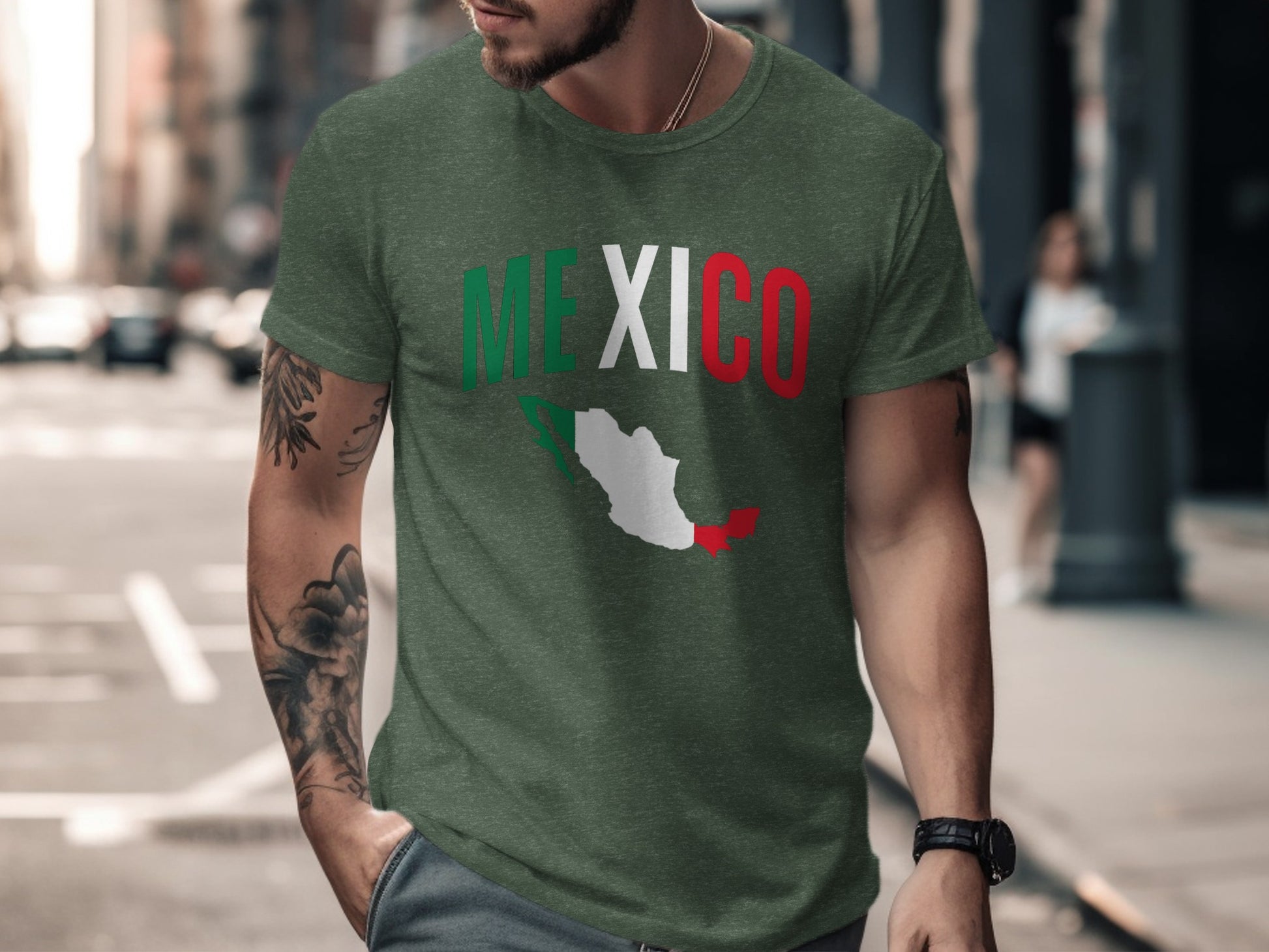 Mexico Map Graphic Print T-Shirt product type