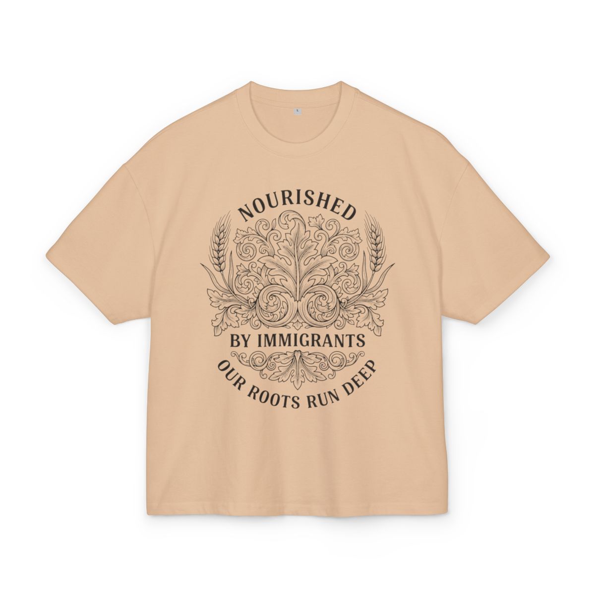 Nourished By Immigrants Our Roots Run Deep T-shirt