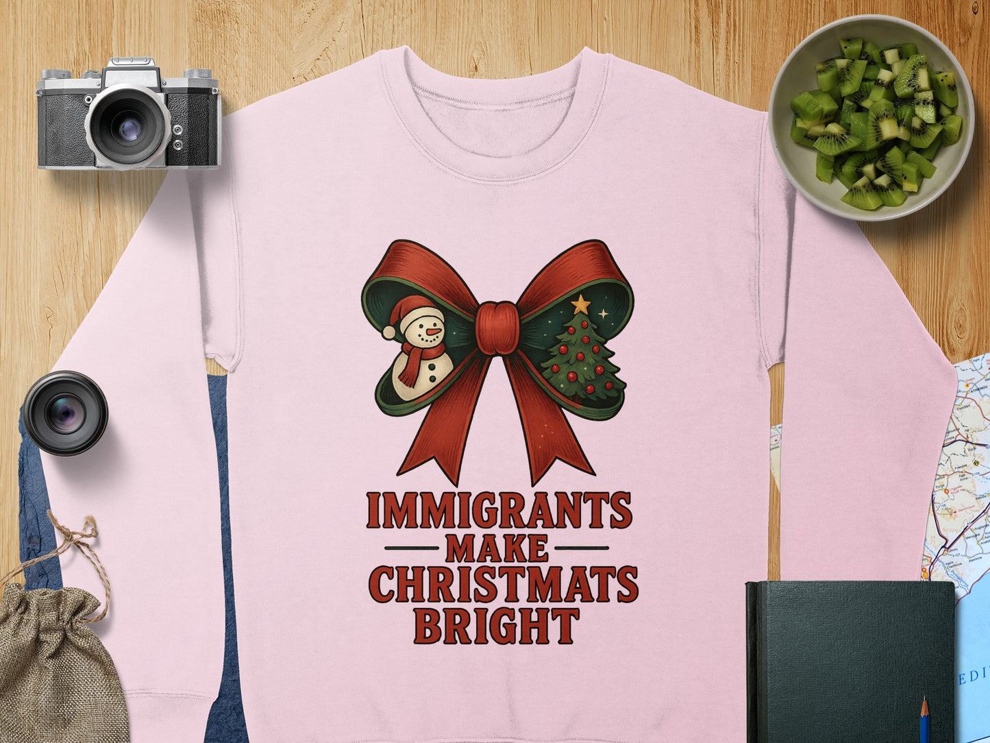 Immigrants Make Christmas Bright Sweatshirt