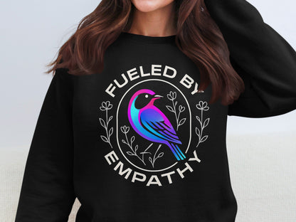 Fueled by Empathy Bird Design Black Sweatshirt product type
