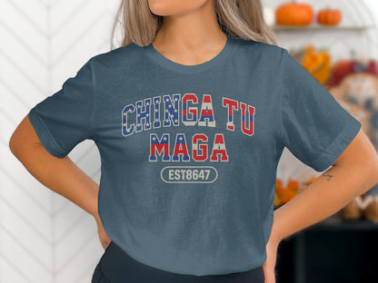 Chinga Tu Maga Est8647 Graphic Tee Shirt Product