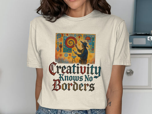Creativity Knows No Borders t-shirt product