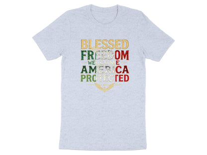 Blessed Freedom Welcome America Protected T-shirt product type