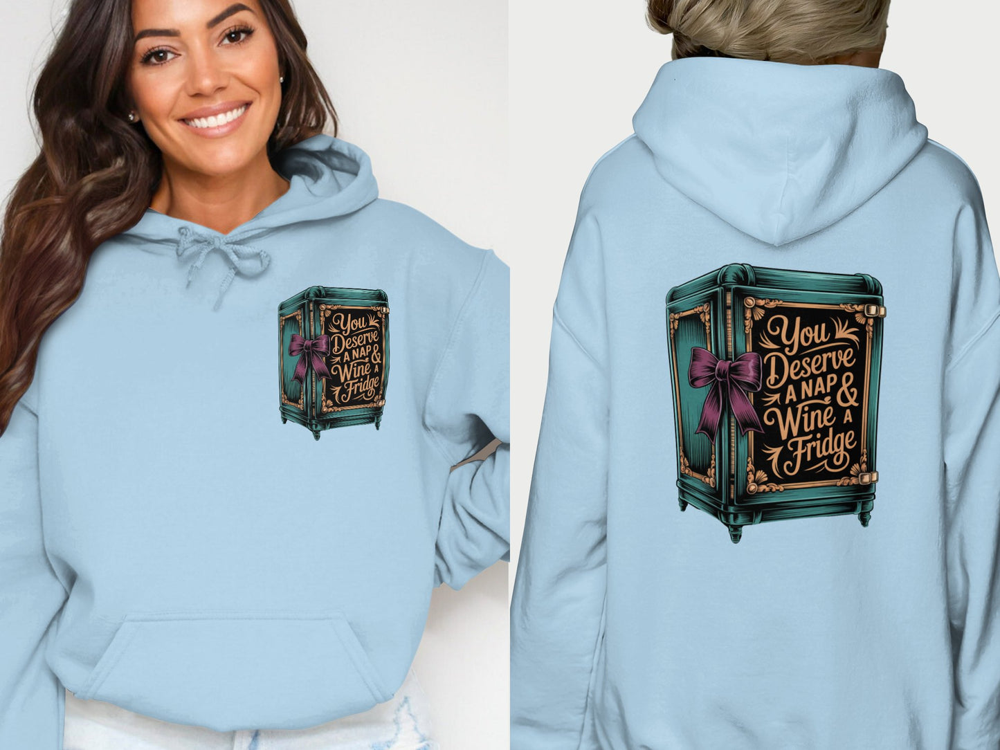 You Deserve a Nap Wine and a Fridge Hoodie product