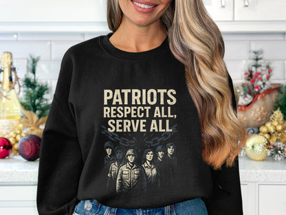 Patriots Respect All Serve All Sweatshirt product