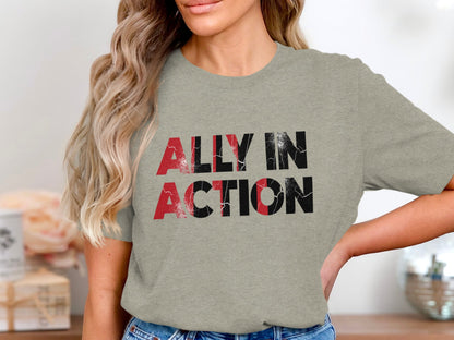 Ally in Action Statement T-shirt