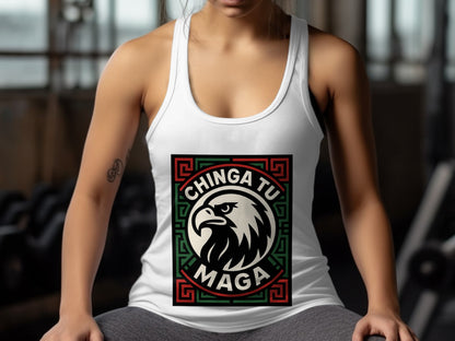 Chinga Tu Maga Eagle Graphic Tank Top Product