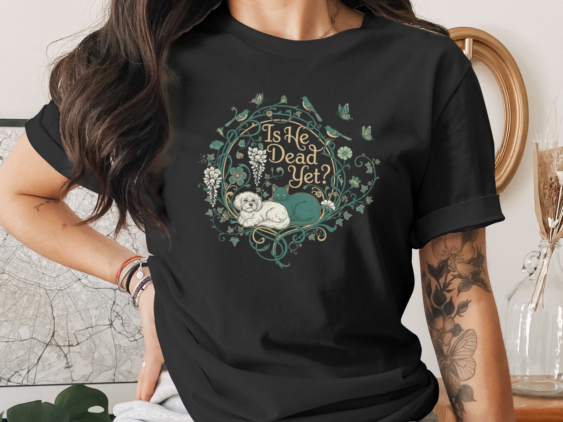 Is He Dead Yet T-shirt with Unique Graphic Design
