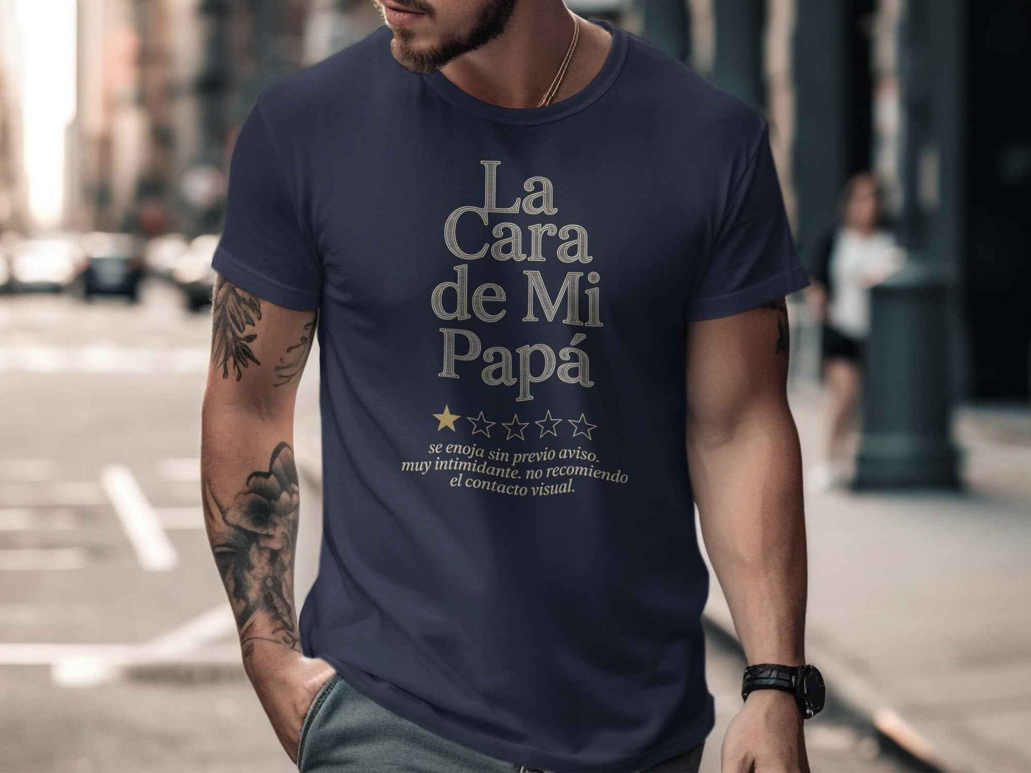 Father's Day 'La Cara de Mi Papá' T-Shirt "La Cara de Mi Papá" Witty Dad T-Shirt