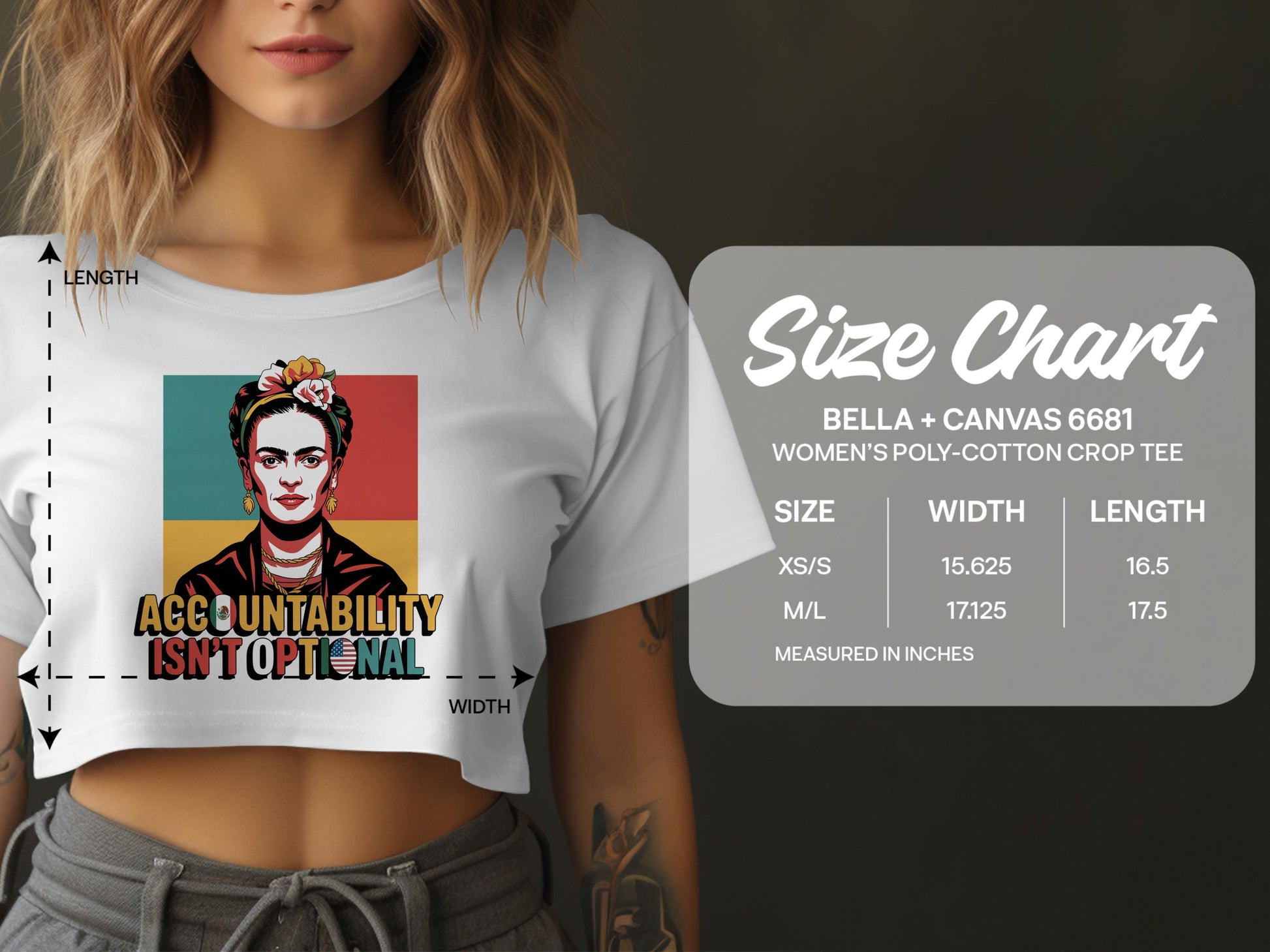 Accountability Isn't Optional Women's Crop Tee Product
