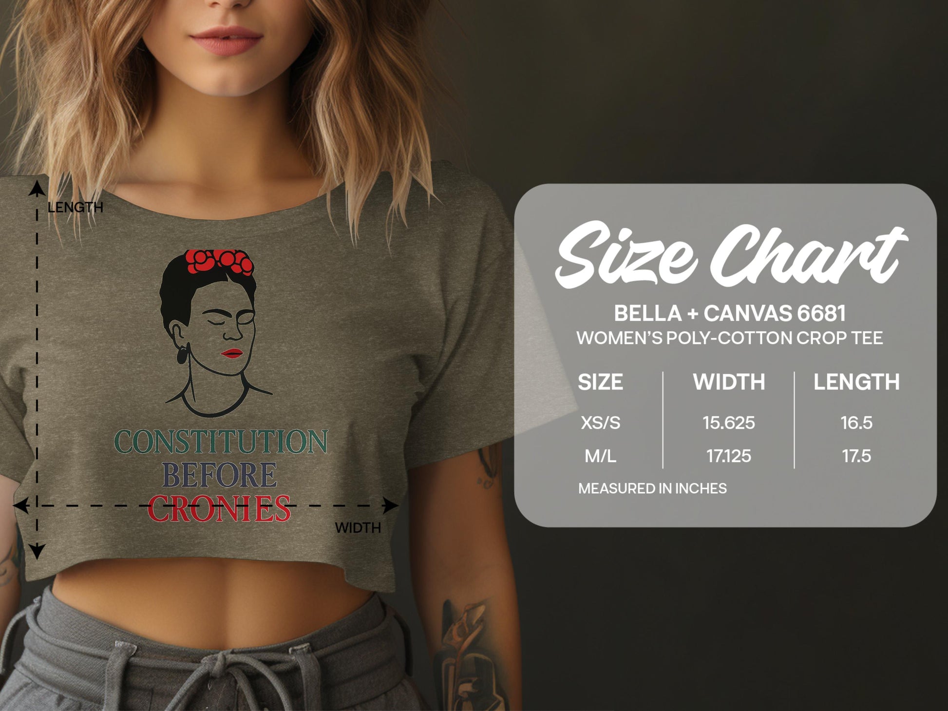 Constitution Before Crone Bella+Canvas 6681 product