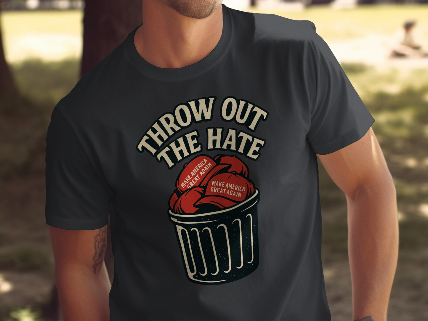 THWBOUT THE HATE MAKE AMERICA GREAT AGAIN T-SHIRT product type