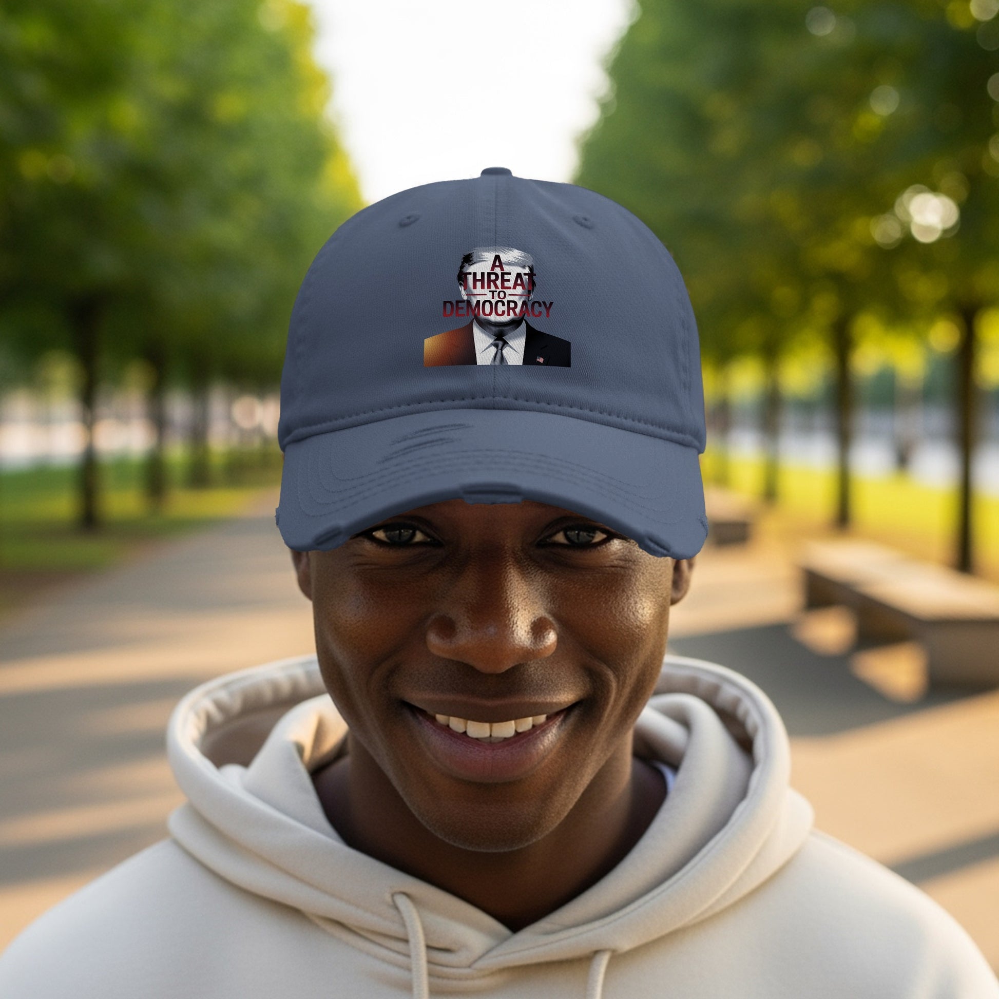 Stand For Democracy Statement Hat product