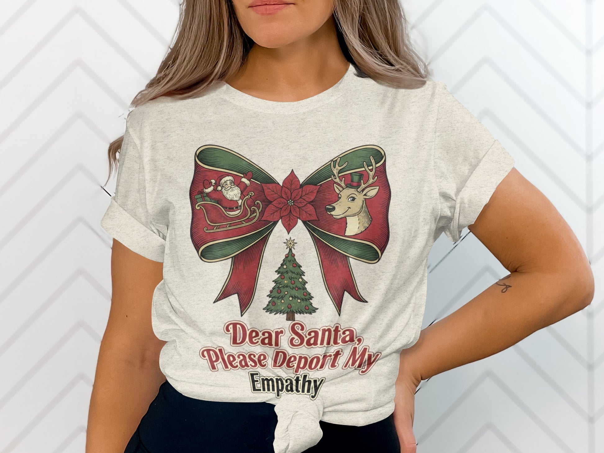 Dear Santa Please Deport My Empathy T-shirt