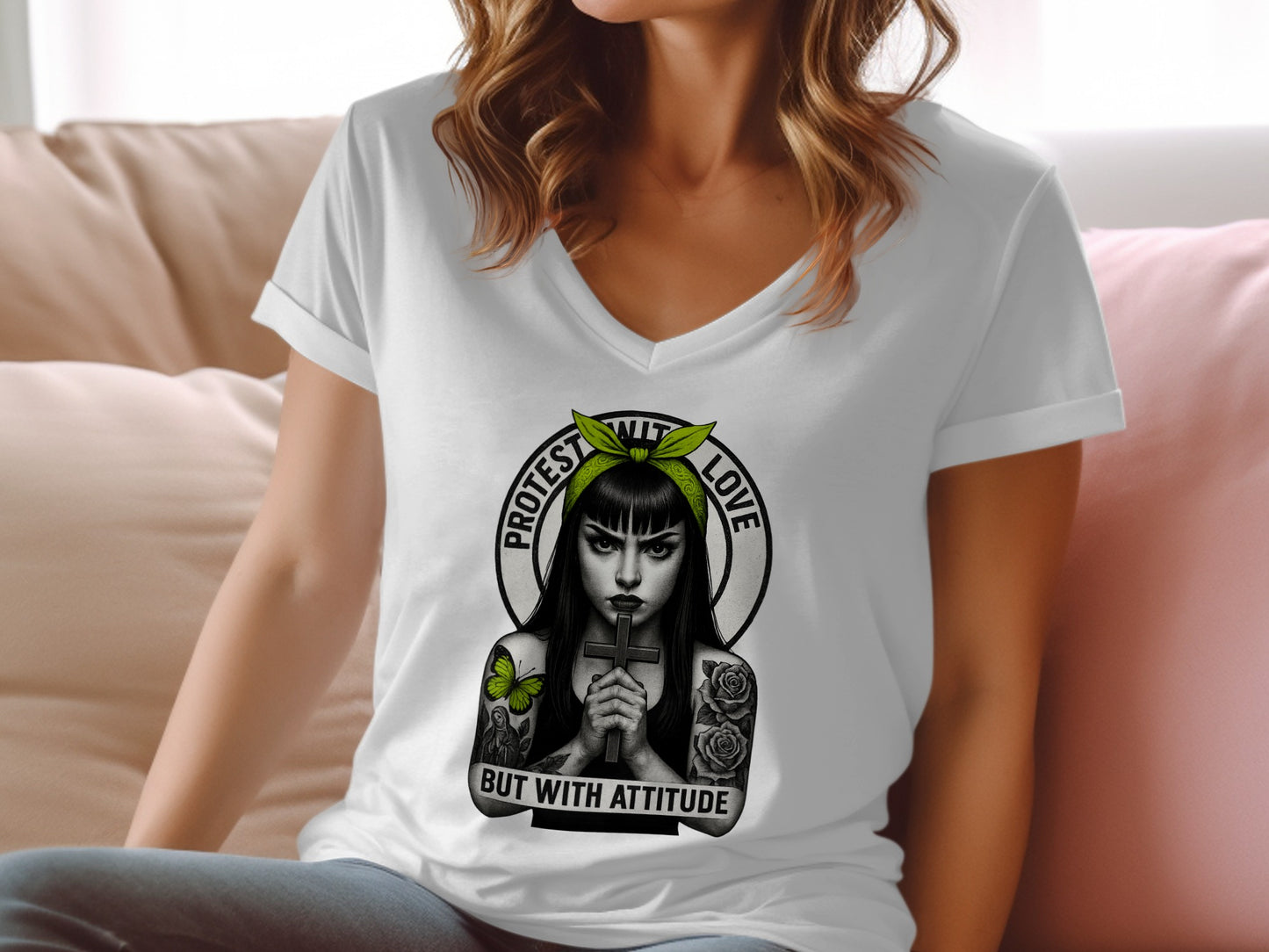 Profanity Love Attitude Graphic Design T-shirt product