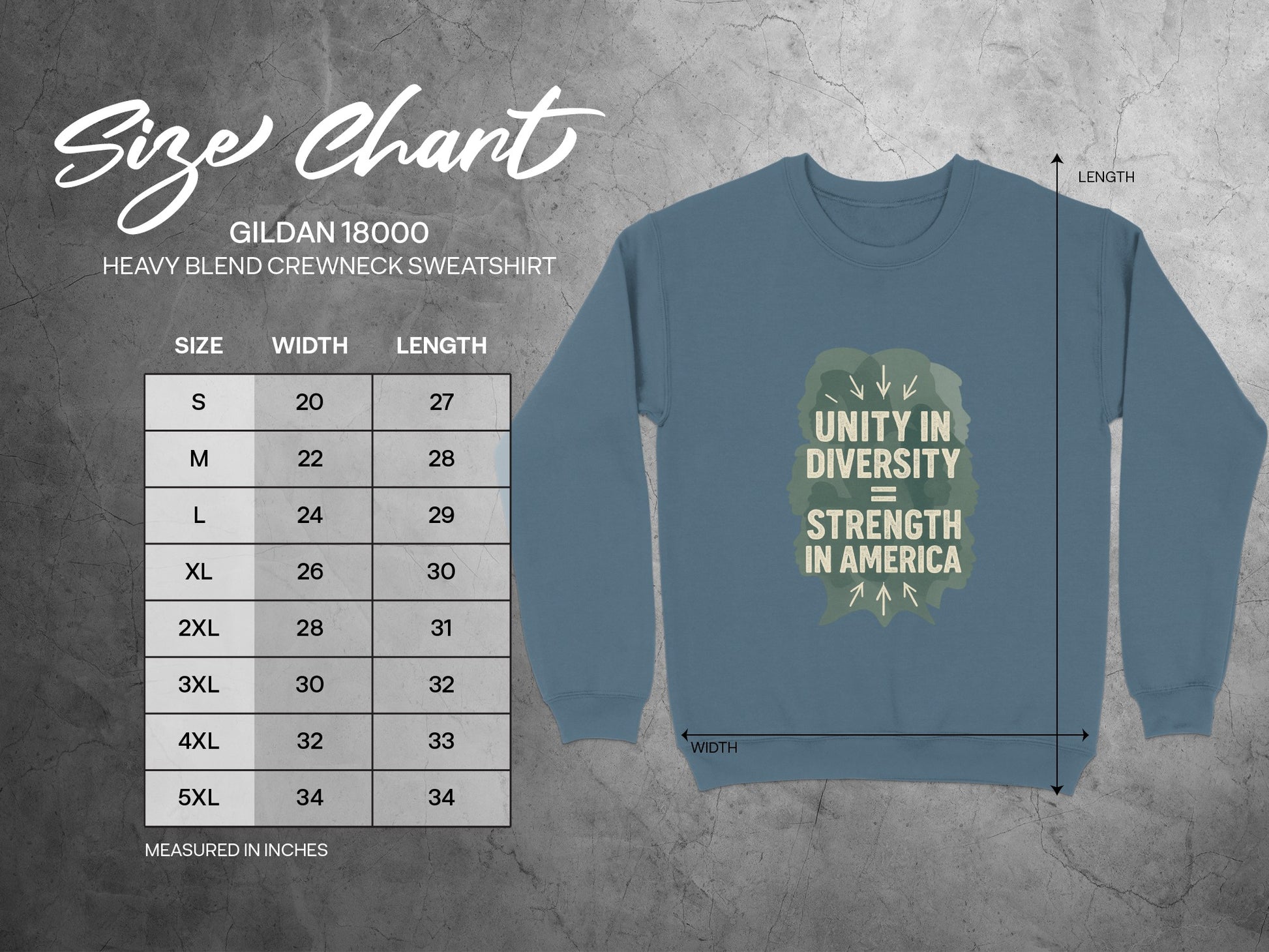 Unity in Diversity Equals Strength in America product type