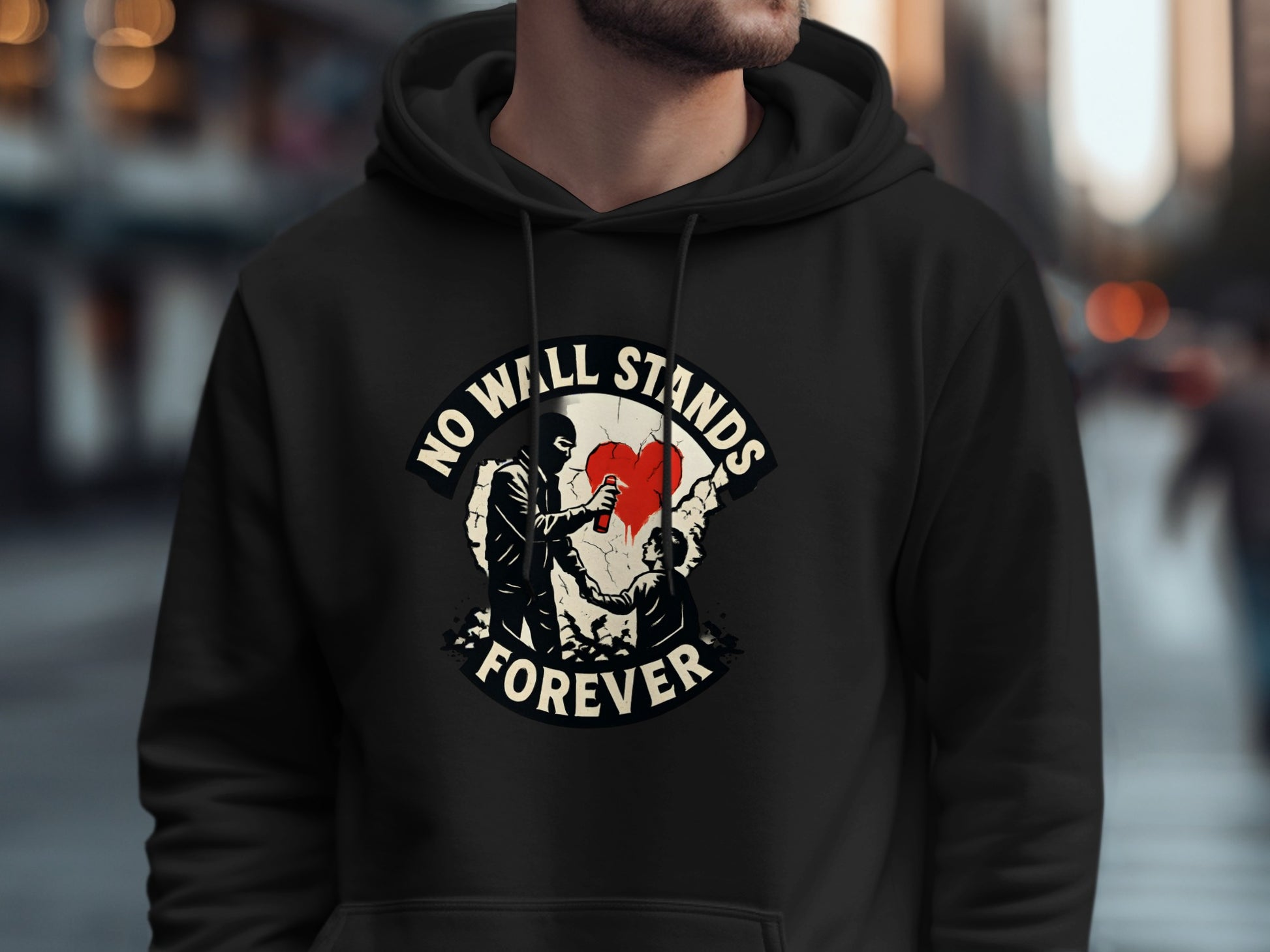 No Wall Stands Forever Hoodie Unisex Apparel Product