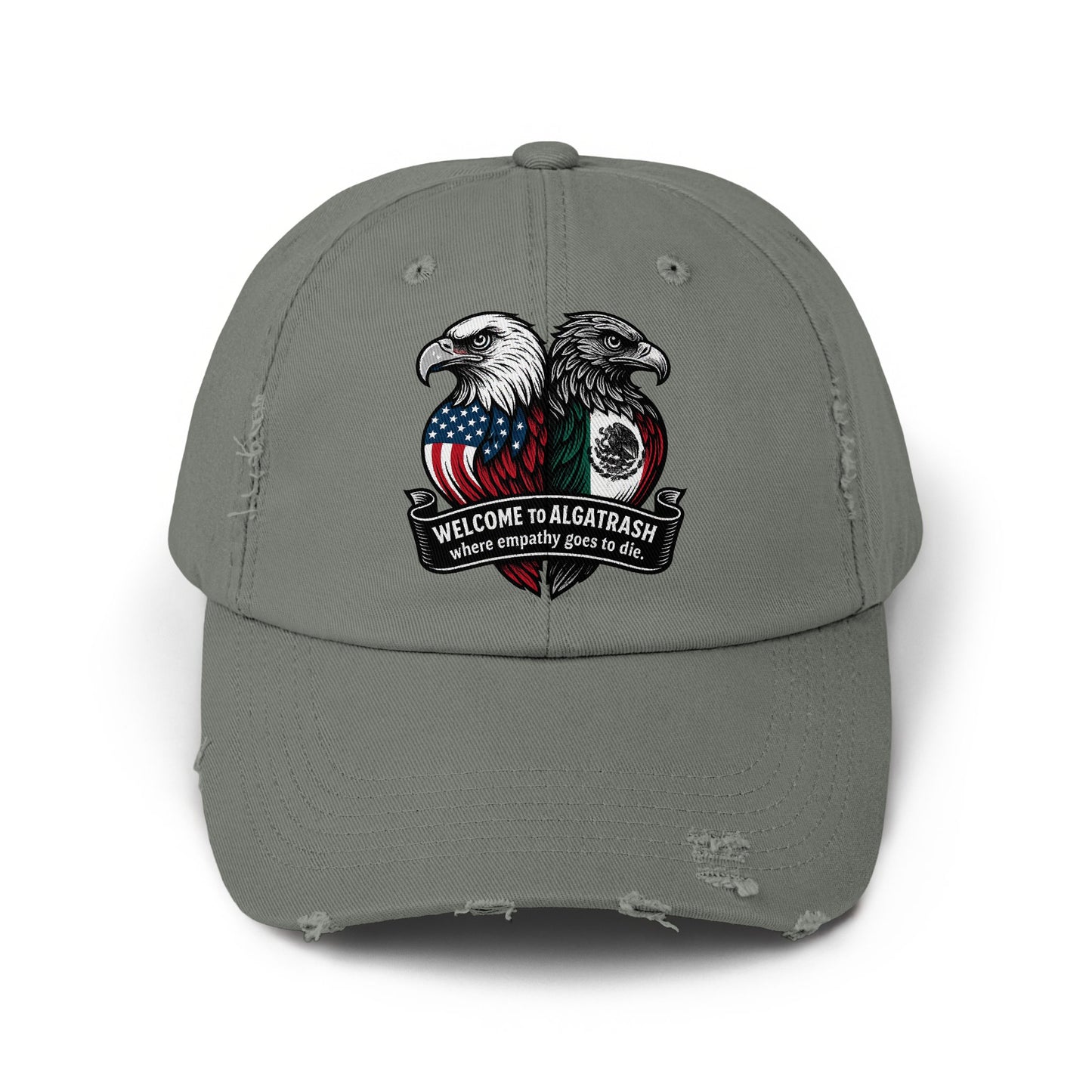 Welcome to Algatrash Distressed Baseball Cap product