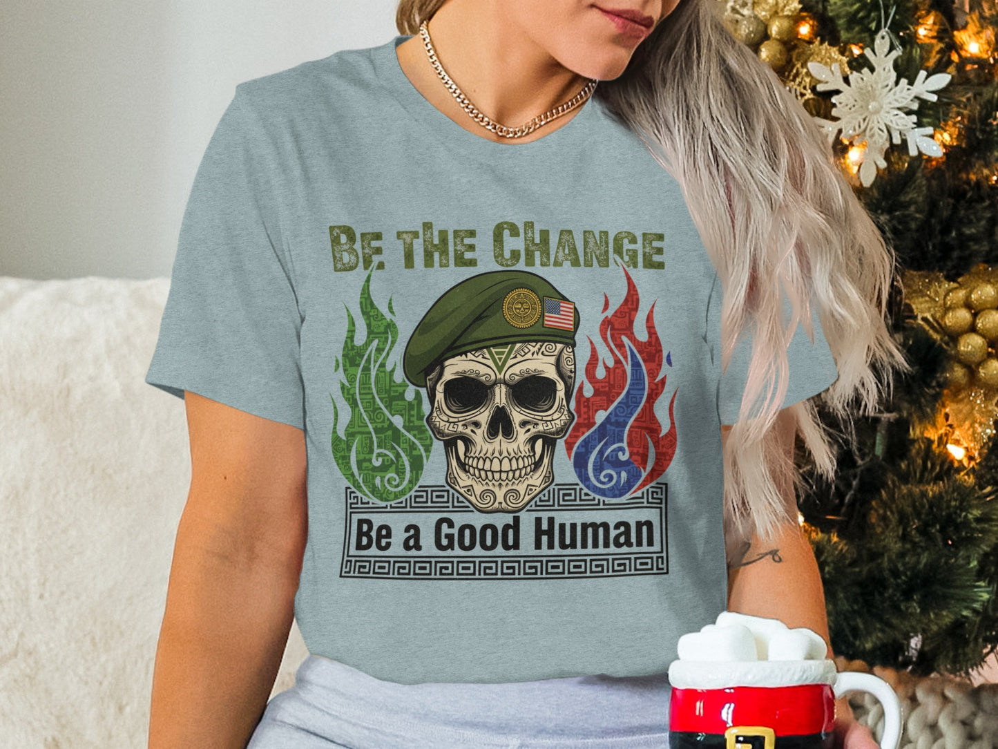 Be The Change Be a Good Human Graphic T-Shirt