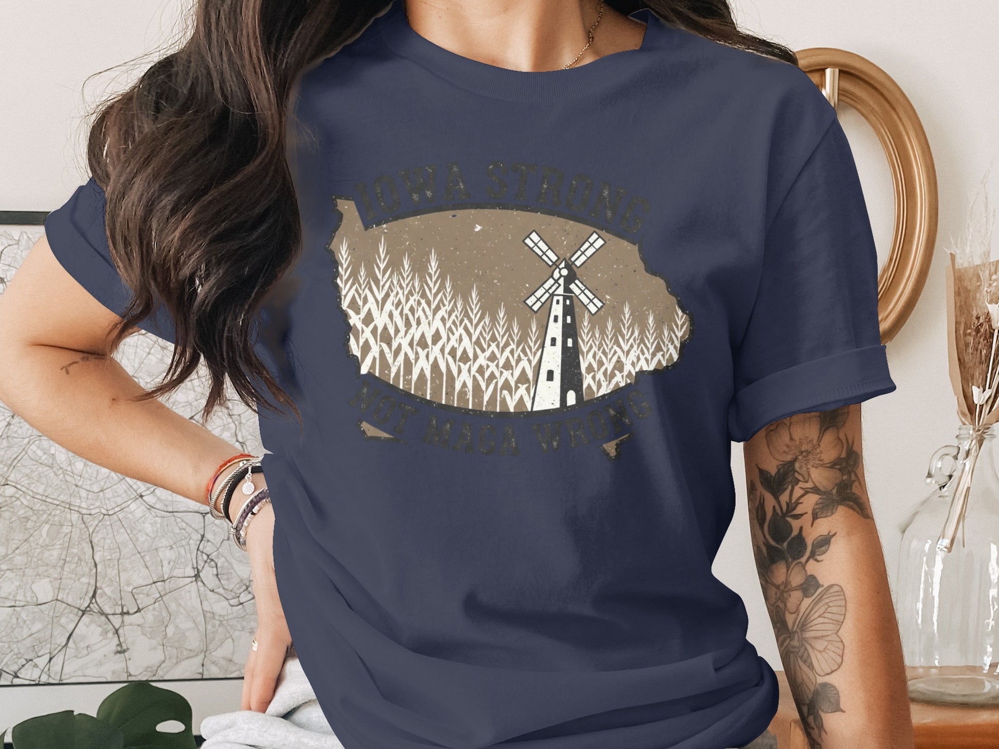 Iowa Strong Windmill Tee Shirt product type
