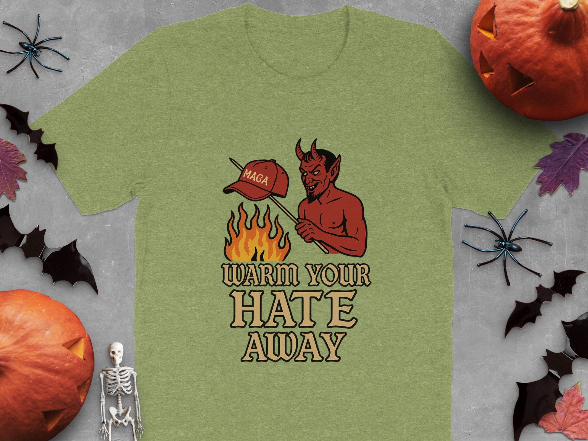 Warm Your Hate Away Halloween Themed T-shirt product